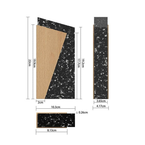 AWEN 9155 MILOT - Waste-to-Wins® Recycled Award - Black Swirl