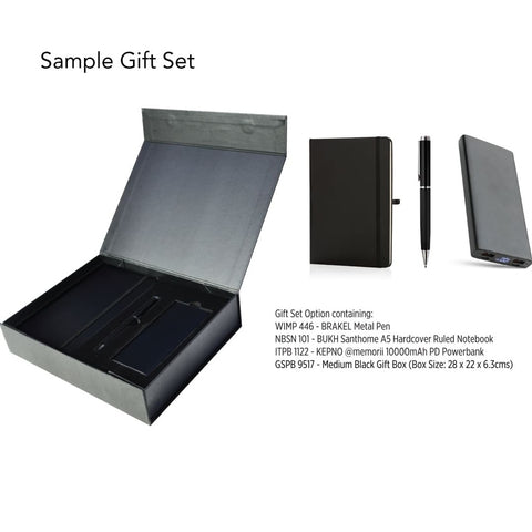 GSPB 9517 Gift Set Packaging with Magnet Closing (Medium) - Black