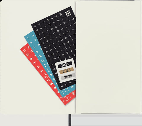 OWMOL 5269 Moleskine 2025 Weekly 12M Planner - Soft Cover - Large