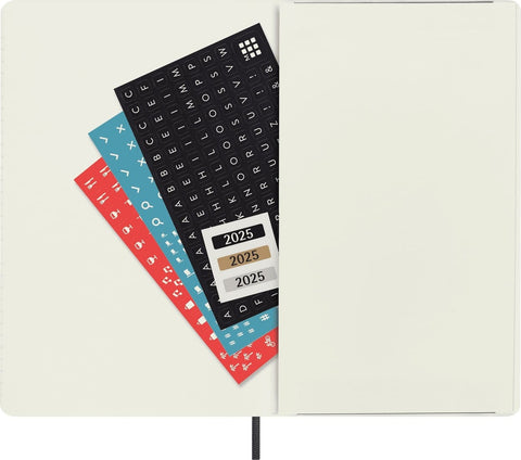 OWMOL 5268 Moleskine 2025 Daily 12M Planner - Soft Cover - Large