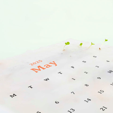 GKEN 9225 eco-neutral® Plantable Calendar with 12 Sheets Seed Paper