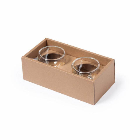 DWEN 3141 PAMA - Set of 2 Expresso Cup with Bamboo Coaster
