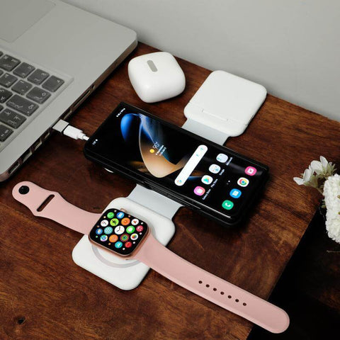 ITWC 1175/1154 BOLERO - @memorii 2 in 1 Wireless Charger with Multi Cable Set