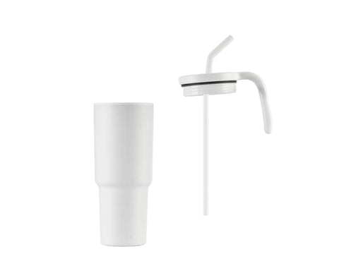 DWHL 3235 / 36 / 37 FORZA 360 - Hans Larsen Recycled Stainless Steel/PP Tumbler with 360 Branding