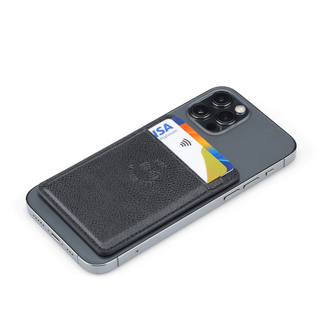 ITSN 1208 ROMA - Santhome® 2-in-1 Mag Cardholder and Inbuilt NFC Digital Business Card - Black