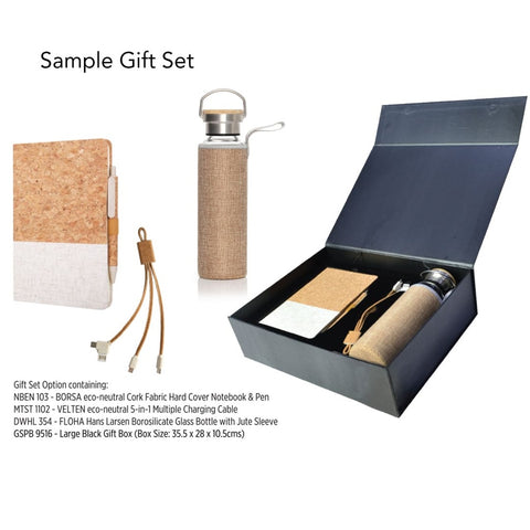 GSPB 9516 Gift Set Packaging with Magnet Closing (Large) - Black