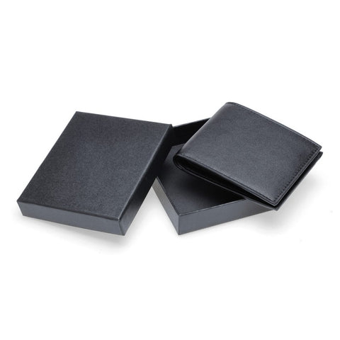 MWGL 9148 KEMI - Men's Compact Bifold PU Wallet - Black