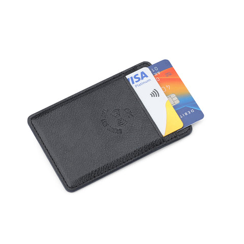ITSN 1208 ROMA - Santhome® 2-in-1 Mag Cardholder and Inbuilt NFC Digital Business Card - Black