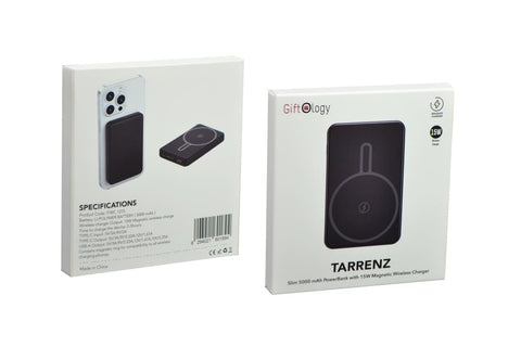 ITWC 1215/16 TARRENZ - Giftology 5000 mAh Magnetic Wireless Powerbank
