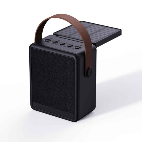 ITSP 1189 SOLA - @memorii RCS Recycled Solar Speaker & Lamp - Black