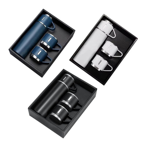 DWGL 3194/5/6 SAFFLE - Giftology Family Set of Vacuum Flask & Two Cups