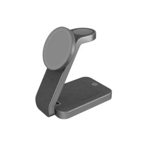 TCH062 Kalua — 3-in-1 Foldable Wireless Charging Station with Night Lamp