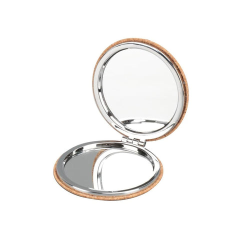 WNEN 9181 CROSA - eco-neutral Cork Pocket Mirror