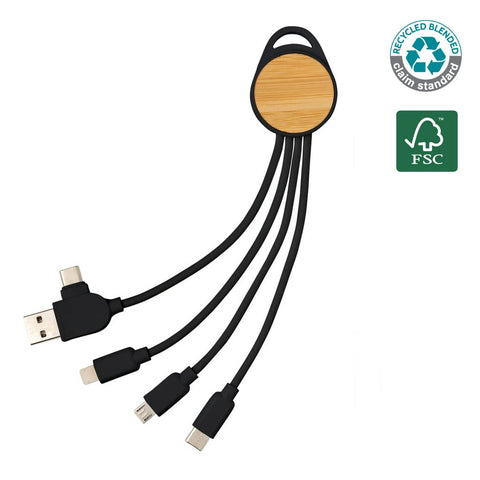 MTST 1111 SULZA - CHANGE Collection RCS Recycled 6-in-1 Multi Cable