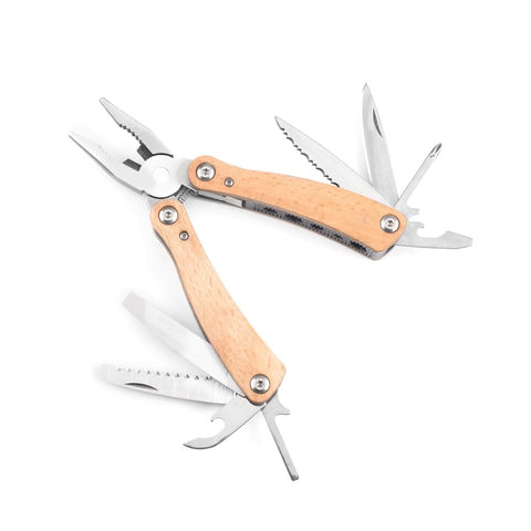 MTSN 9199 PINE - Santhome Wood 13-in-1 Multitool