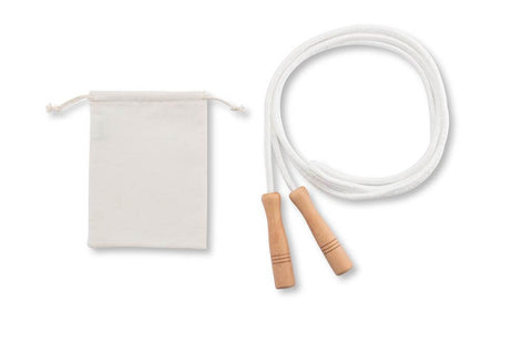 WNEN 165 XANTHI - Cotton Jumping Rope in a Cotton Pouch