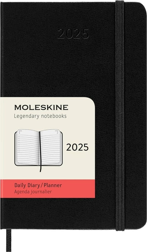 OWMOL 5268 Moleskine 2025 Daily 12M Planner - Soft Cover - Large