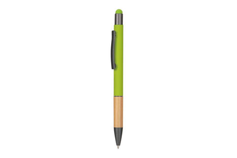 WIMP 874 AYTOS - Metal Stylus Pen with Bamboo Grip - Green