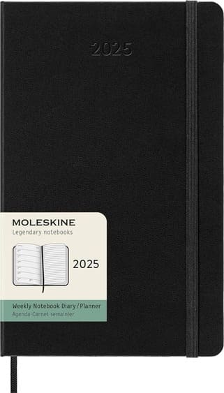 OWMOL 5269 Moleskine 2025 Weekly 12M Planner - Soft Cover - Large