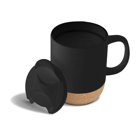 DWGL 3146/47 LUCCA - Giftology Ceramic Mug with Cork and Lid