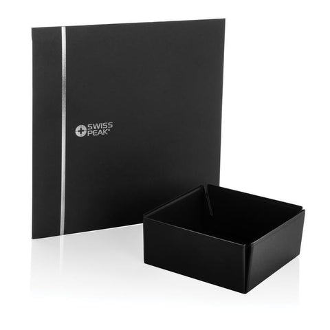 STSW 5261 Swiss Peak® RCS Recycled PU Foldable Magnetic Storage Tray - Black