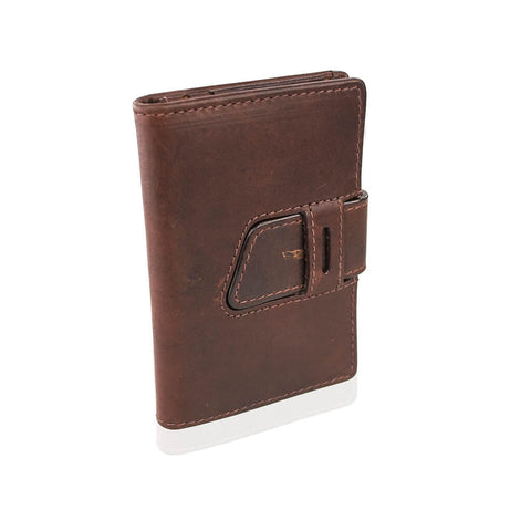 6003 UTTUN Real Leather Card Wallet with Cow Oil