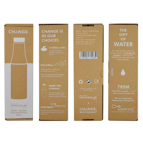 DWHL 337/8/9/340/43/44  BREDA - CHANGE Collection Insulated Water Bottle