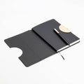 GSEN 682 - BUNDE - Set of A5 Notebook and Pen with Bamboo Element
