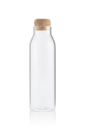 DWEN 363 DELLACH - Borosilicate Glass Bottle with Cork Lid - 1200ml
