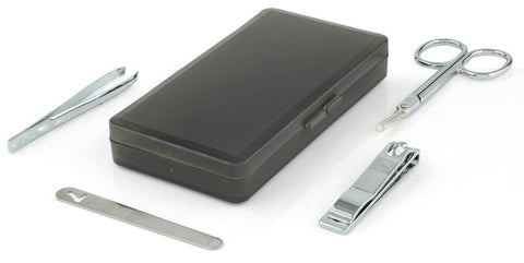 GSMS 9106 GLINA - Premium Grooming / Manicure Set - Silver (777)