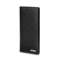 LAMOL 102 Moleskine Classic Match Leather Slimfold Wallet - Black