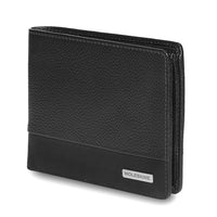 LAMOL 105 Moleskine Classic Match Genuine Leather Wallet - Black