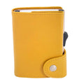 LASN 639-43 MARALIK - c-secure Classic Italian Leather RFID Wallet Mogano