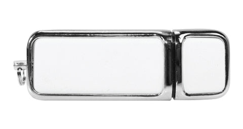 Leather with Chrome USB Flash Drives