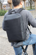 BGXD 811 MADRID - XDXCLUSIVE RFID USB Laptop Backpack - Black