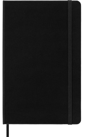 OWMOL 371 Moleskine Hard Cover, Medium Size Ruled Notebook (Black)