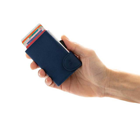 LASN 634/35/36 OTACI - c-secure PU RFID Card Holder & Wallet Black