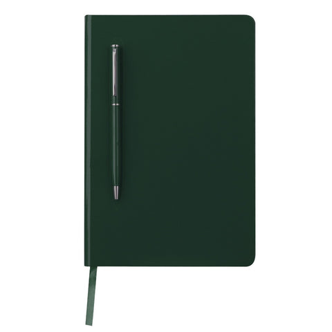 GSGL 301/306 CAMPINA - A5 Leatherette Hard Cover Notebook W/ Metal Pen