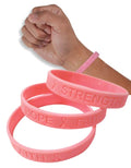 Breast Cancer Awareness Silicone wristband