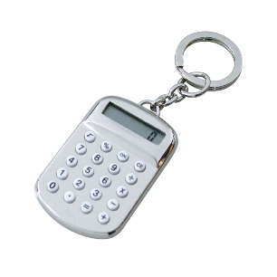 Silver Keychain Calculator